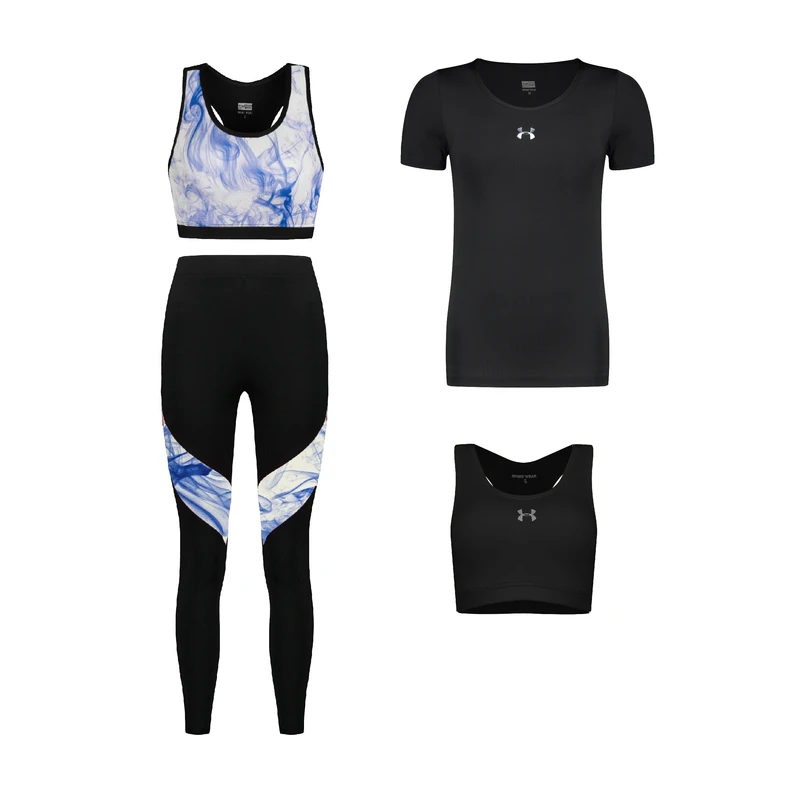 ست چهار تکه لباس ورزشی زنانه مدل 1902-1401-7101-1801