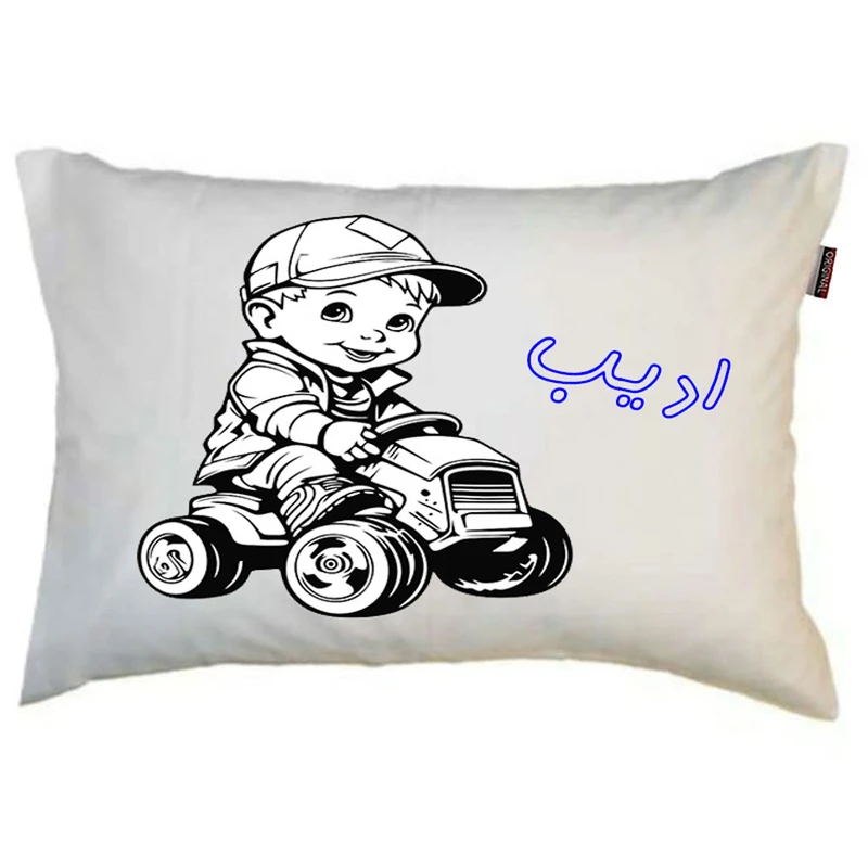 بالش ناریکو مدل کودک طرح پسرانه اسم ادیب کد 0350