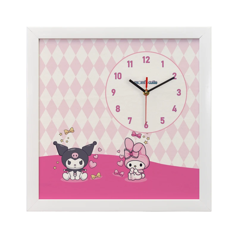 ساعت دیواری کودک مامز کیوتی مدل کرومی S-216