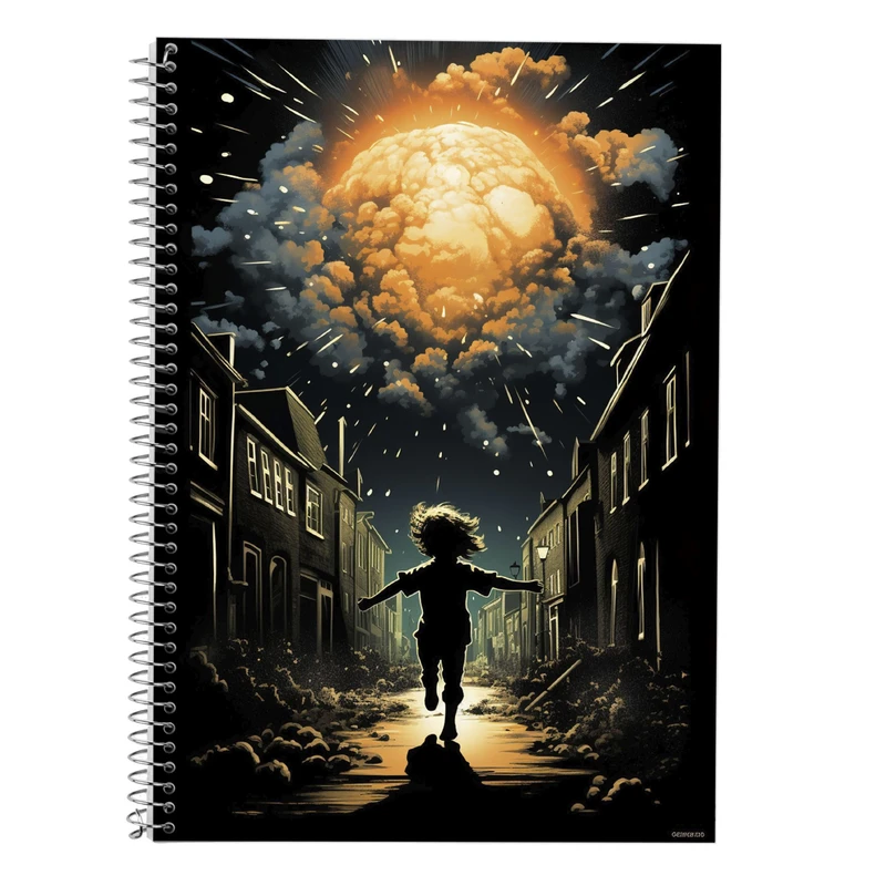 دفتر زبان 50 برگ مدوپد مدل سه خط طرح تایتان Titan کد DF11872