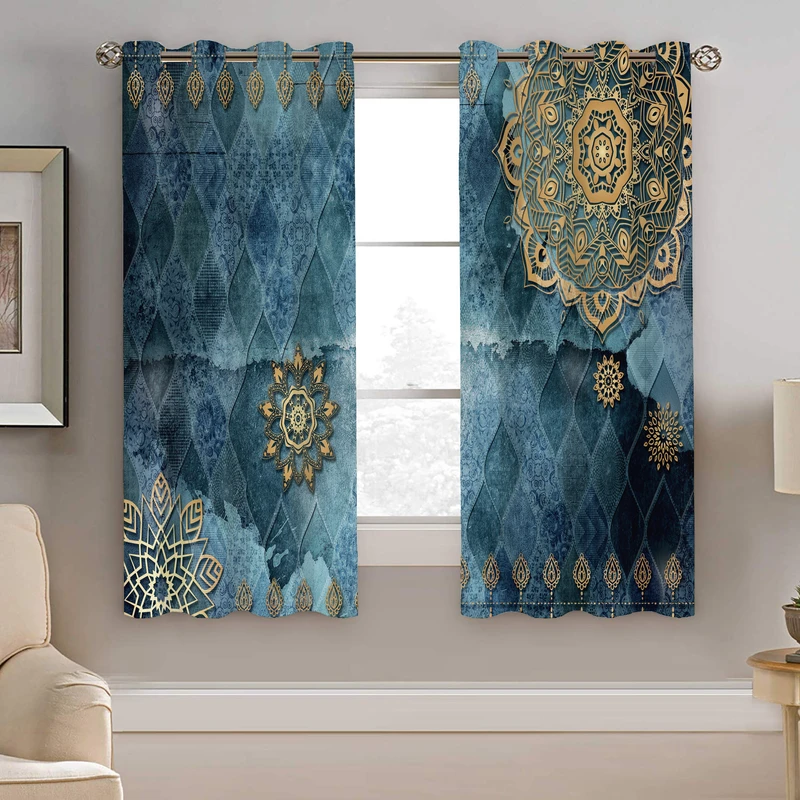 پرده نیروانا طرح سنتی مدل مخمل کد 9097 سایز 140×200 سانتی متر