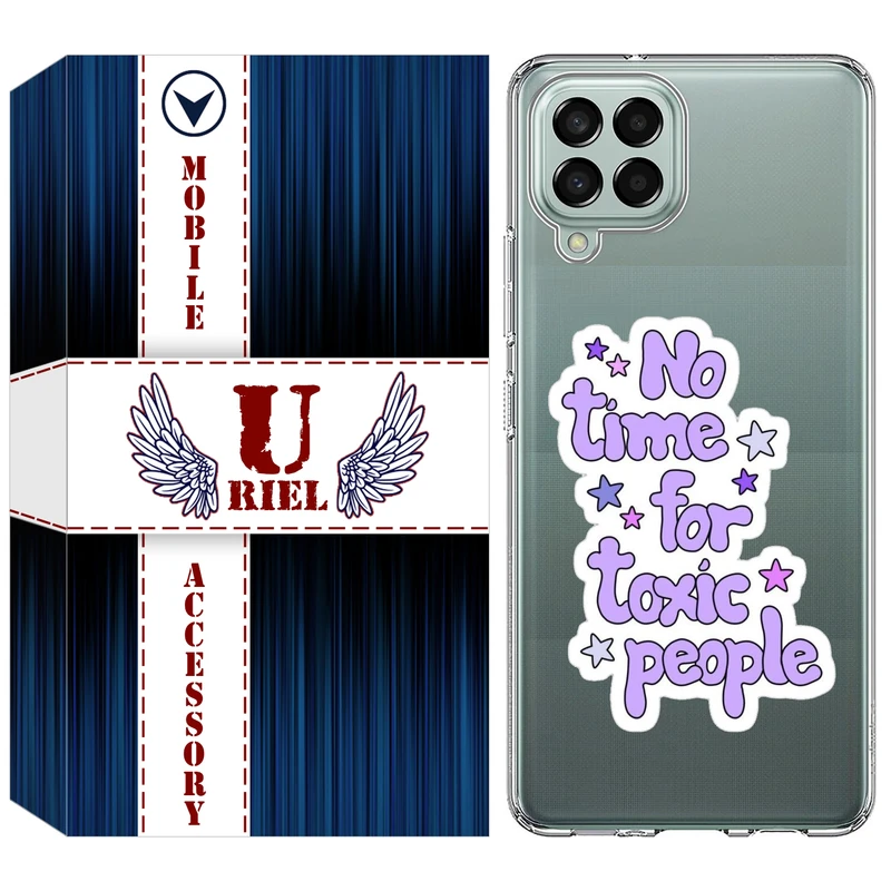 کاور یوریل مدل Clear کد 97 طرح Toxic مناسب برای گوشی موبایل سامسونگ Galaxy A12 / A12 Nacho / M12 / F12
