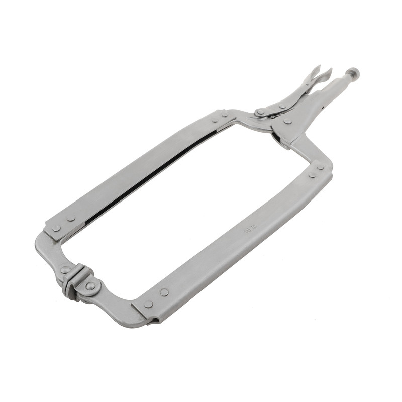 انبر قفلی C شکل ایران پتک مدل HE 1810 سایز 18 اینچ