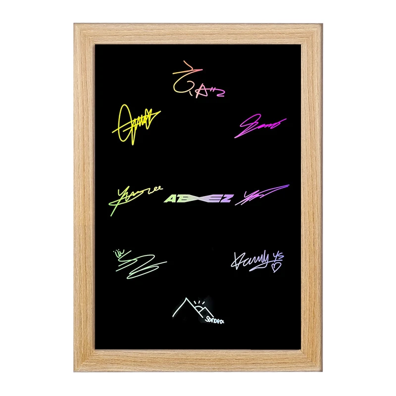 تابلو خندالو مدل گروه ایتیز ATEEZ  کد 21304