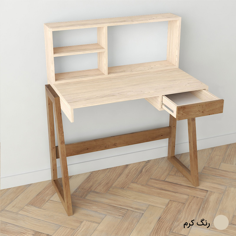 میز تحریر طرح کتابخانه دار مدل کاوه 1 کد K1 میز تحریر طرح کتابخانه دار مدل کاوه 1 کد K1