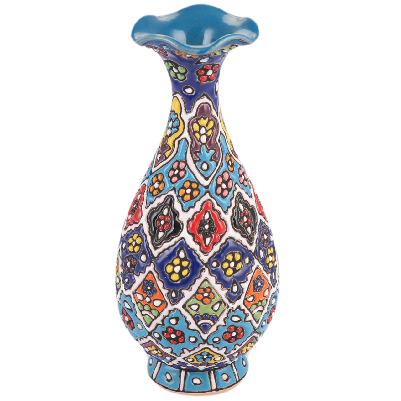 گلدان میناکاری سفالی مدل Ap-100880