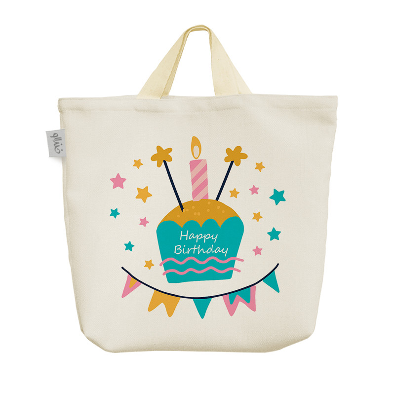 ساک خرید خندالو مدل تولدت مبارک کد 1884