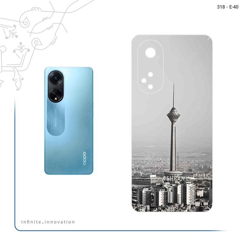 برچسب پوششی ماهوت مدل Tehran_City مناسب برای گوشی موبایل اپو A98