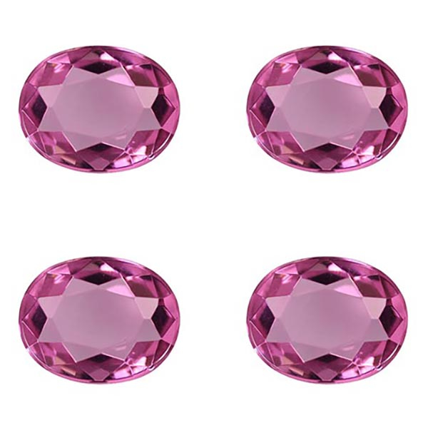 سنگ کوآرتز صورتی کد 65291 بسته 4 عددی 