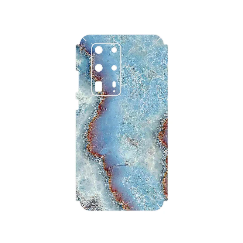 برچسب پوششی ماهوت مدل Blue_Ocean_Marble مناسب برای گوشی موبایل هوآوی P40 Pro Plus