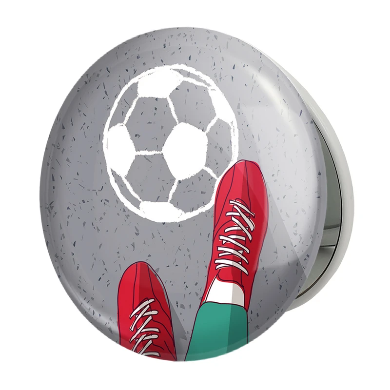 آینه جیبی خندالو طرح فوتبال Football مدل تاشو کد 25935 