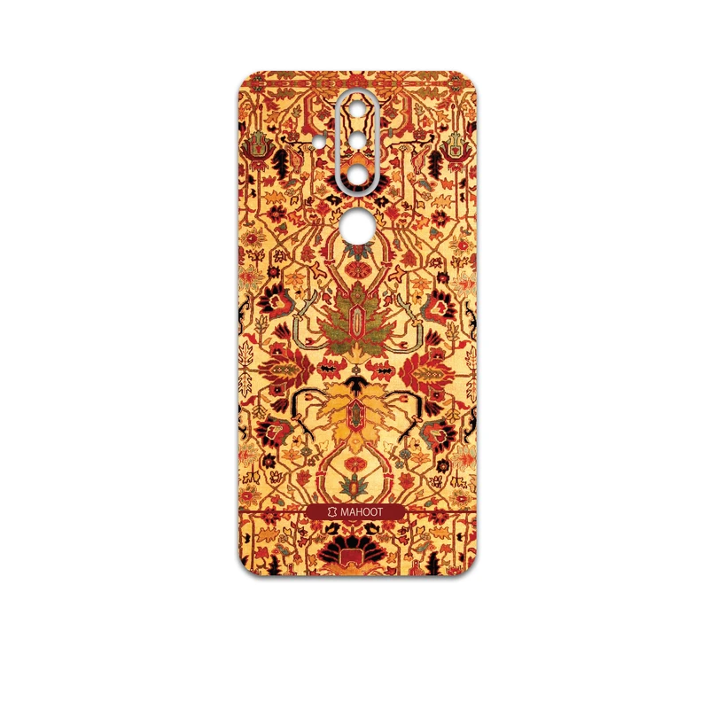 برچسب پوششی ماهوت مدل Persian-Carpet-Yellow مناسب برای گوشی موبایل نوکیا X71