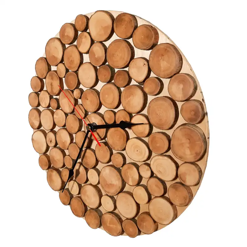 ساعت دیواری چوبی مدل rustic