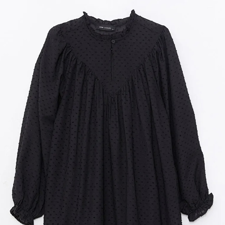 پیراهن یقه گرد زنانه ال سی وایکیکی مدل پرنسسی