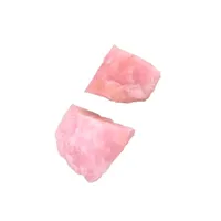 سنگ راف رز کوارتز مدل طبیعی مجموعه دو عددی 