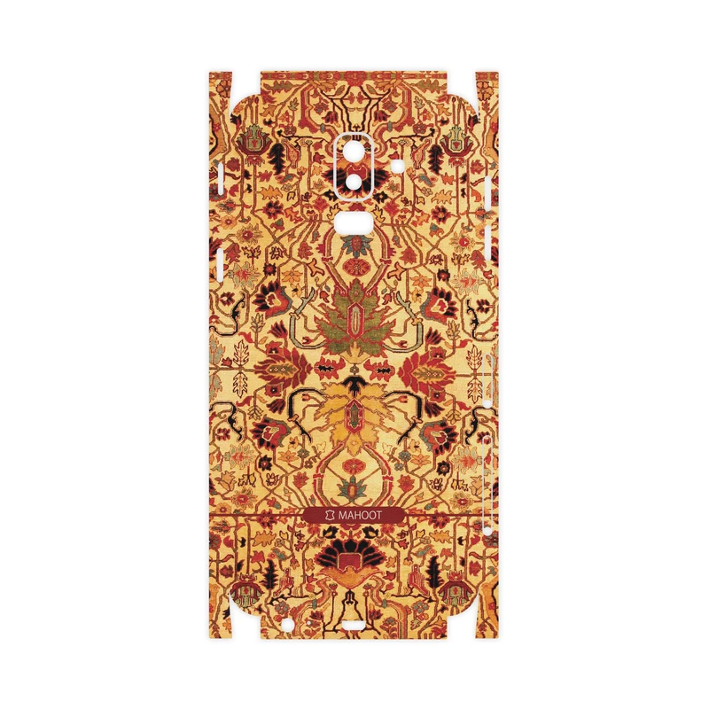 برچسب پوششی ماهوت مدل Persian-Carpet-Yellow-FullSkin مناسب برای گوشی موبایل سامسونگ Galaxy J8