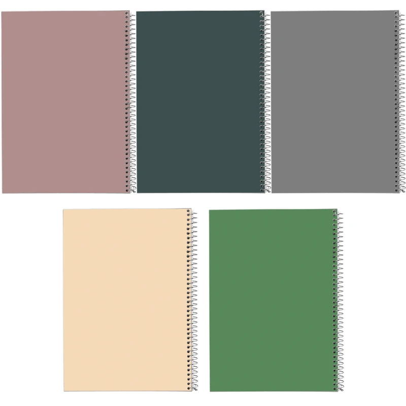 دفتر مشق 50 برگ مدوپد طرح ساده کد BD10060 مجموعه 5 عددی