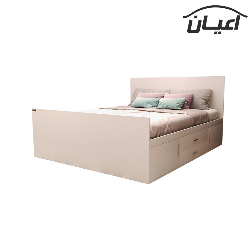 تخت خواب دونفره اعیان مدل FH359 سایز 160x200 سانتی متر