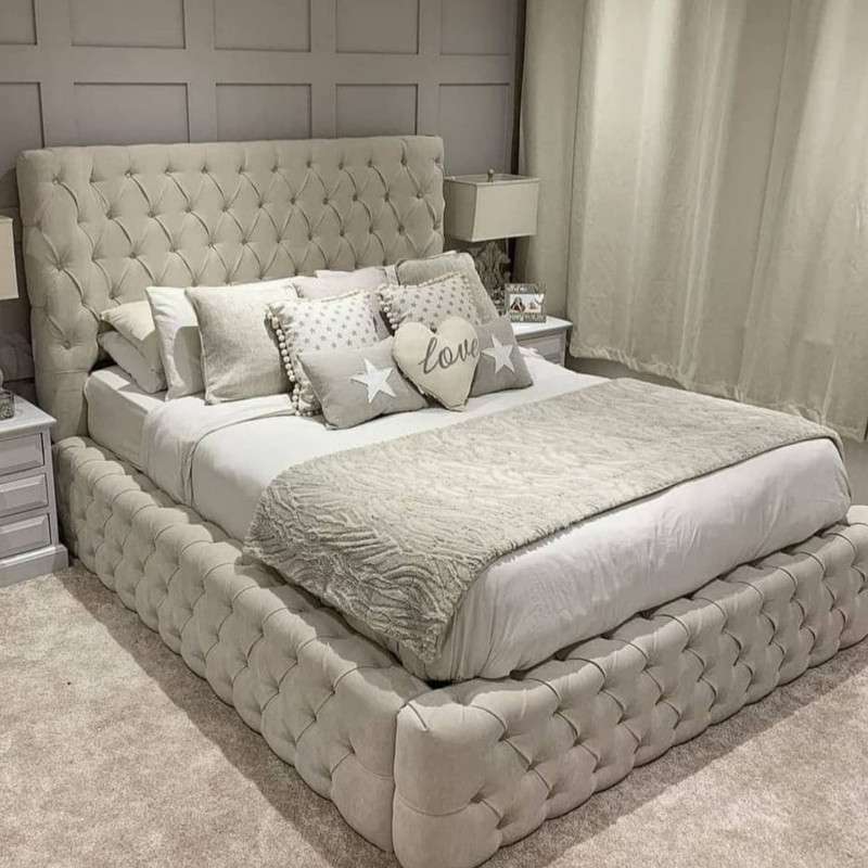 تخت خواب دونفره مدل روژان سایز 180×200 سانتی متر