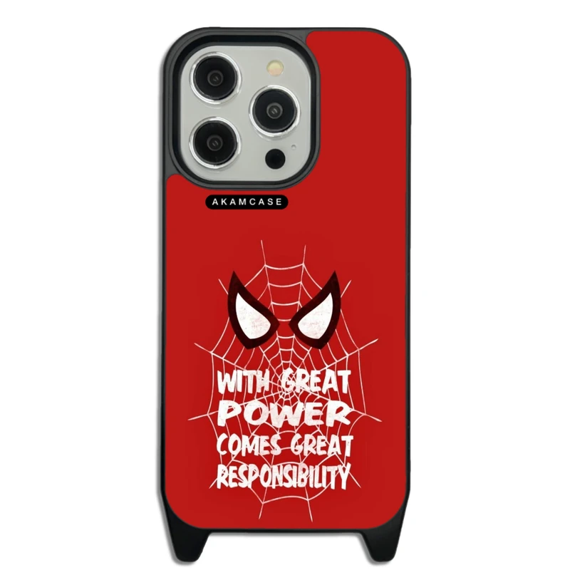 کاور آکام مدل AMC-WLA15PRO-SPIDER MAN17 مناسب برای گوشی موبایل اپل iPhone 15 Pro