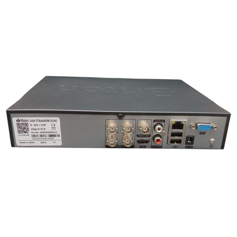 ضبط کننده ویدیویی برایتون مدل UVR-7TAA04AM-D14G