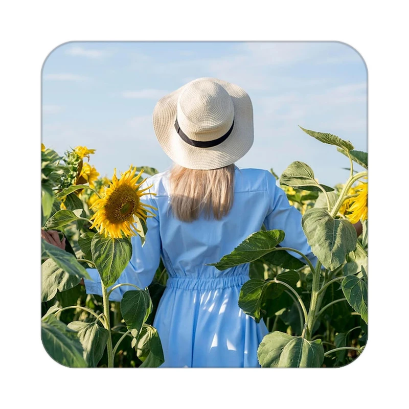 زیر لیوانی کاکتی طرح گل مدل mp17805