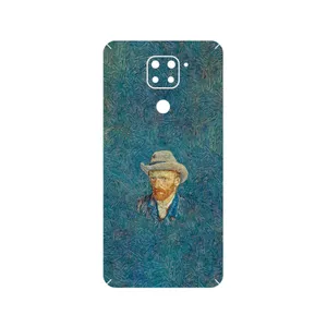 MAHOOT Self portrait with a gray felt hat Cover Sticker for Xiaomi Redmi Note 9