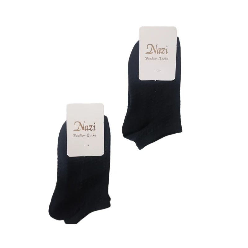 جوراب ساق کوتاه زنانه مدل بوکله مشبک  بسته 2 عددی