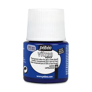 رنگ شیشه پ ب او مدل Vitrea 160 Lazuli 08 حجم 45 میلی لیتر