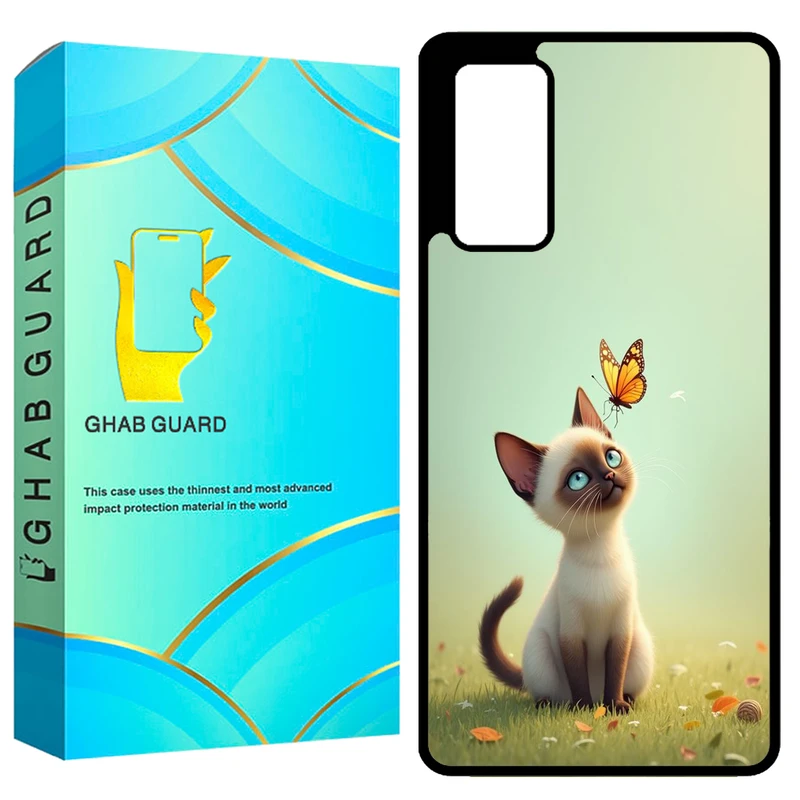 کاور قاب گارد طرح گربه مدل GCHPS20F مناسب برای گوشی موبایل سامسونگ Galaxy S20 FE 4G / S20 FE 5G / S20 FE 2022