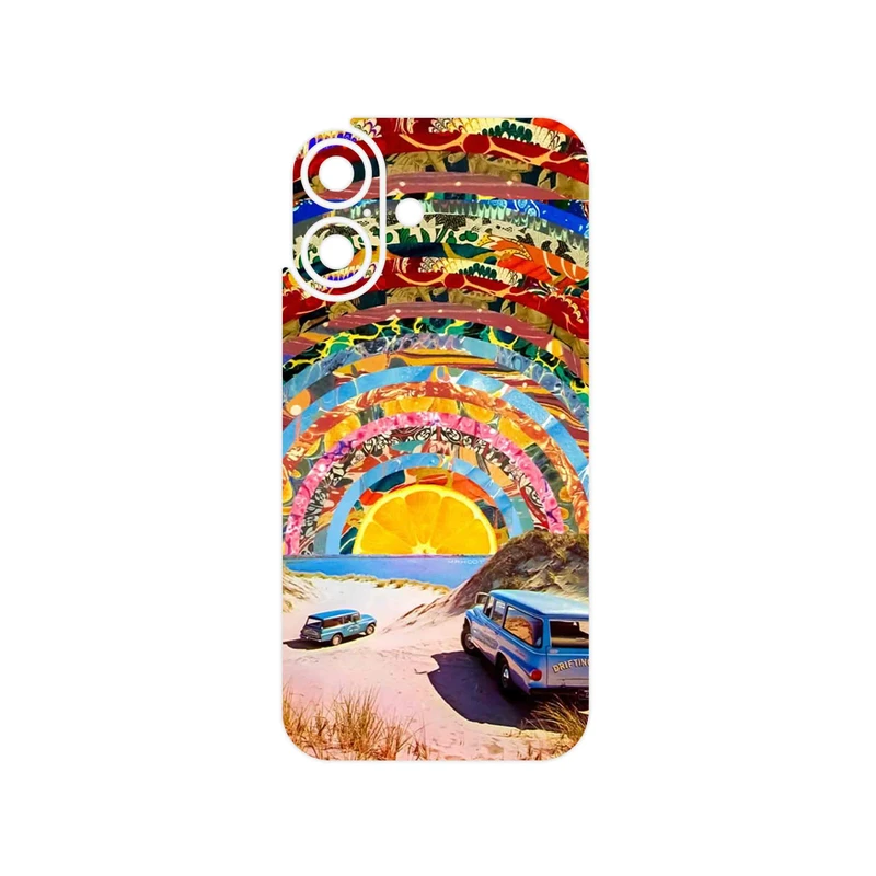 برچسب پوششی ماهوت مدل Collage of Orange Sky مناسب برای گوشی موبایل اپل iPhone 16