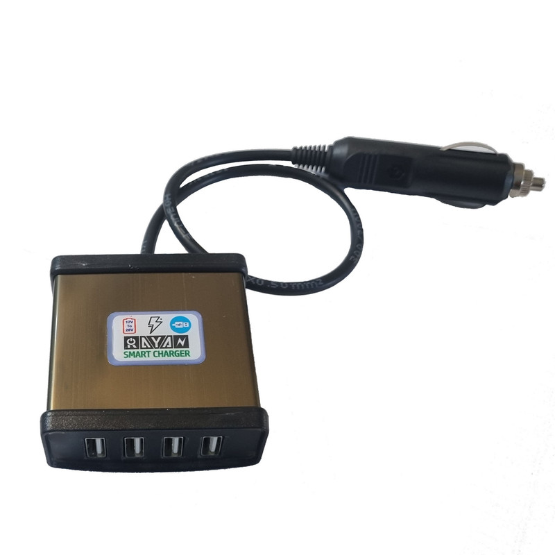 شارژر فندکی 78 وات رایان مدل 24W/24W/15W/15W