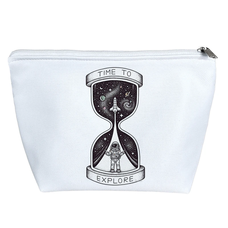 کیف لوازم آرایش دخترانه خندالو مدل فضایی و نجوم کد 6156