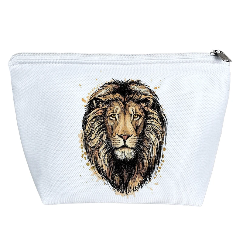 کیف لوازم آرایش دخترانه خندالو مدل پرتره شیر کد 6268