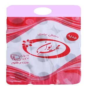 دستمال توالت مهریوان مدل پرنیان بسته 12 عددی