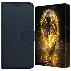 LEO GHAB KIFNL Magnetic Wallet Case Cover For Samsung Galaxy S24 Ultra 5G