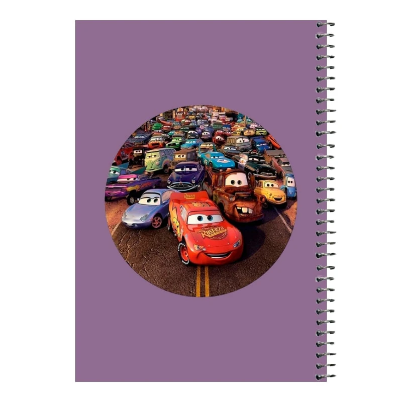 دفتر مشق 80 برگ اس جی مدل ماشین ها کد 1