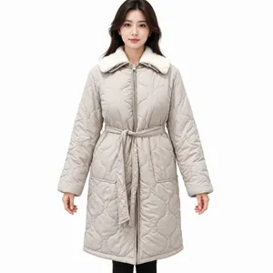 کاپشن زنانه بلند پلاستیک ایسلند مدل Ab3028