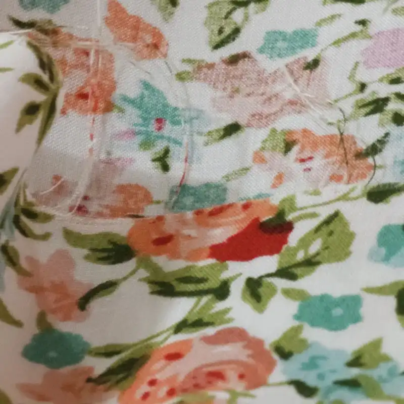 پارچه لباس مدل کودری نخی طرح گلریزان کد MC