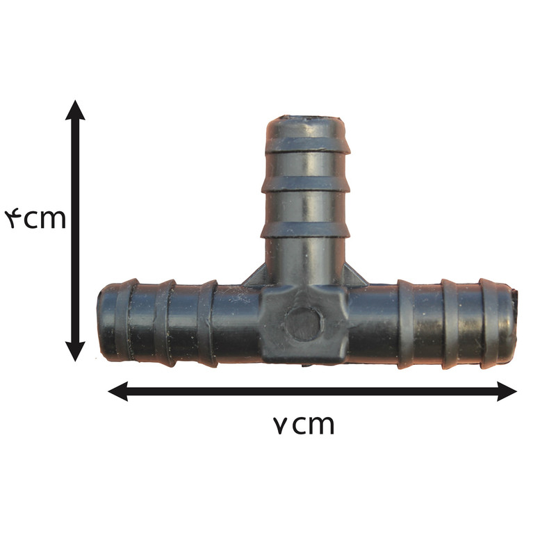 سه راهی آبیاری مدل C-104 بسته 50عددی