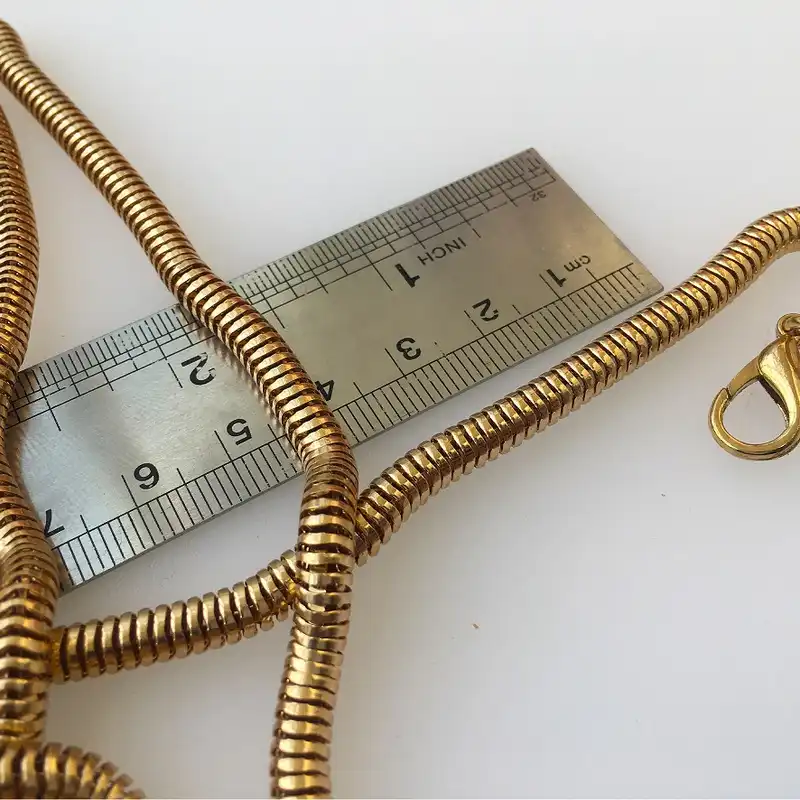 زنجیر چرم دوزی مدل Snake1m طول یک متر