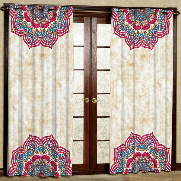 پرده مدل هازان پانچی کد 87 سایز 280x140 سانتی متر