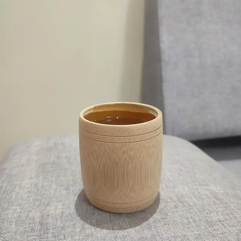 لیوان چوبی مدل بامبو کد 160 بسته 2 عددی