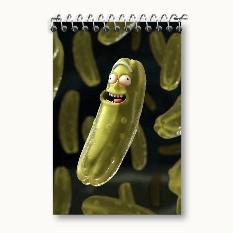 دفتر یادداشت 50 برگ خندالو مدل ریک و مورتی (Rick and Morty) کد F166