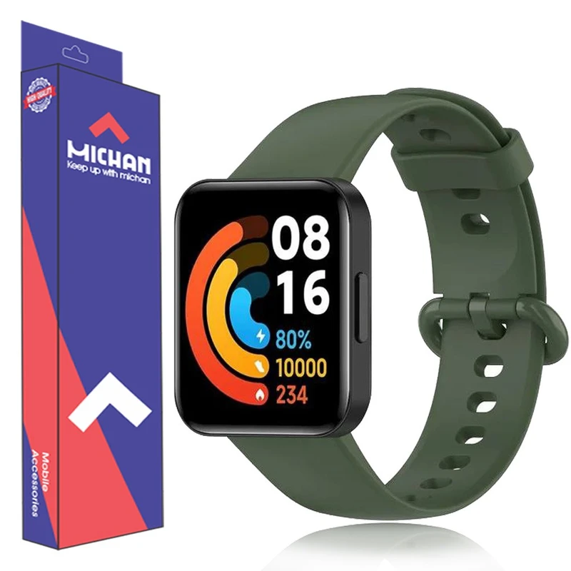 بند میچان مدل Protective strap مناسب برای ساعت هوشمند شیائومی mi watch lite