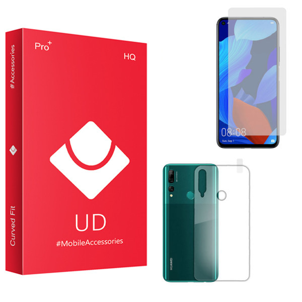 محافظ صفحه نمایش یو دی مدل HQ مناسب برای گوشی موبایل هوآوی Y9 Prime 2019 به همراه محافظ پشت گوشی