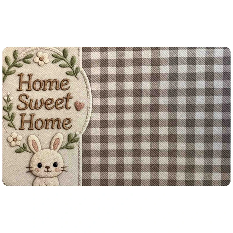 پادری مدل راما اسفنجی طرح سوئیت هوم R-184  سایز 70x50 سانتی‌متر مناسب برای فضای داخلی