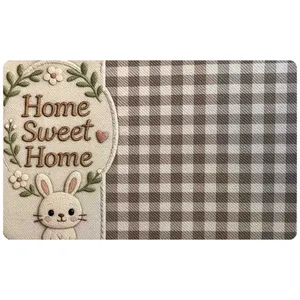 پادری مدل اسفنجی طرح ترک کد RS.184 سایز 70x50 سانتی‌متر مناسب برای فضای داخلی