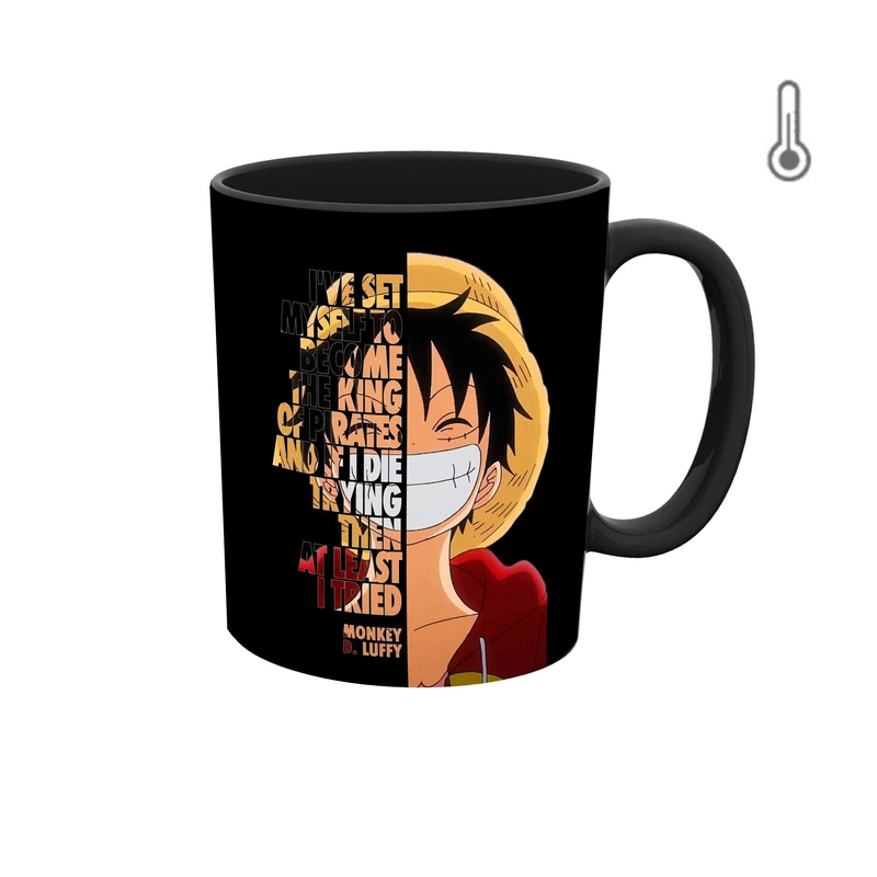 ماگ حرارتی طرح انیمه وان پیس لوفی 