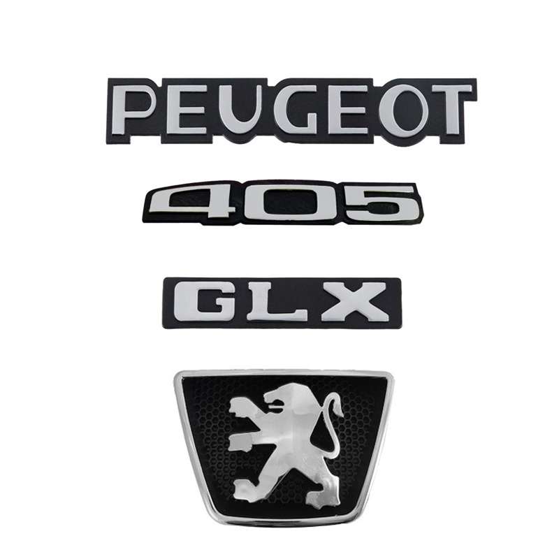 آرم صندوق عقب خودرو قطعه سازان کبیر مدل PUG-405-3010107 مناسب برای پژو 405 بسته 4 عددی